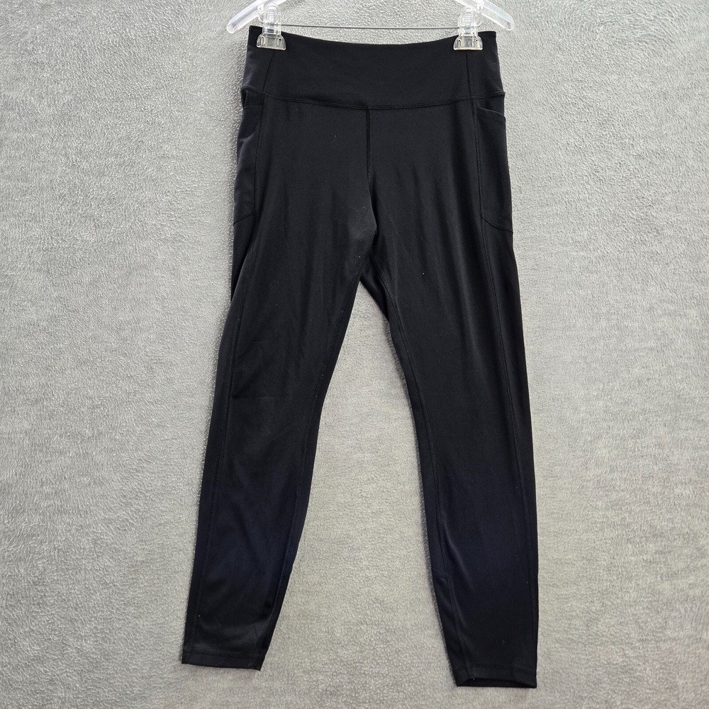 Victoria's Secret Women Activewear Pants Large Black Leggings 28" Inseam